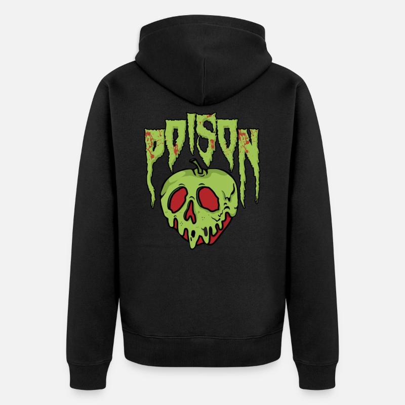 pomme - Veste à capuche bio Premium Unisexe - noir