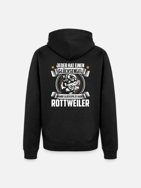 Rottweiler - Unisex Premium Bio Zip Hoodie - Schwarz
