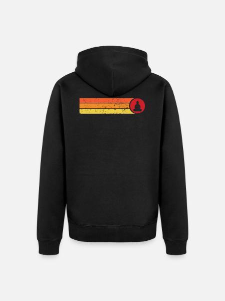 bouddhisme - Veste à capuche bio Premium Unisexe - noir