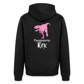 maman - Veste à capuche bio Premium Unisexe - noir - Dos - Nico (187cm)