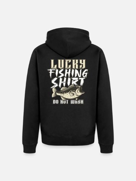 pêche - Veste à capuche bio Premium Unisexe - noir