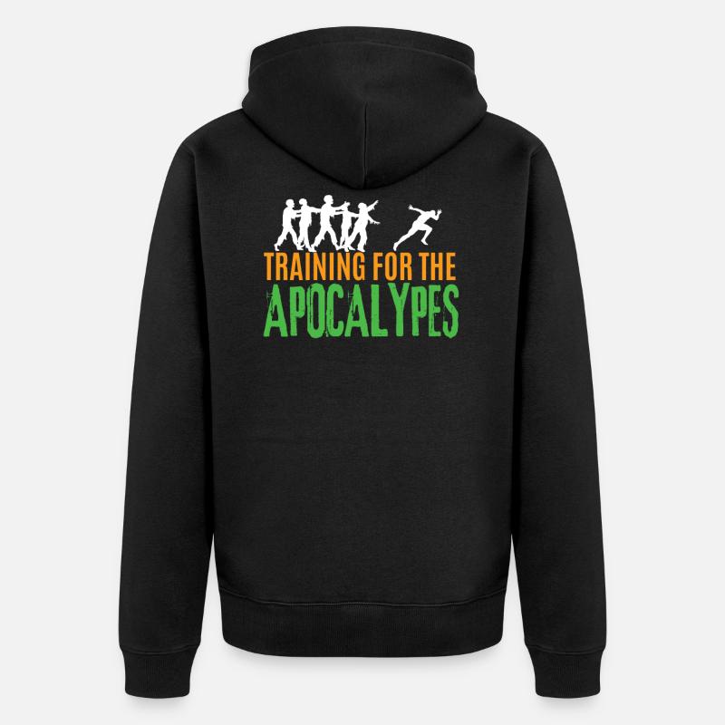 zombi - Veste à capuche bio Premium Unisexe - noir