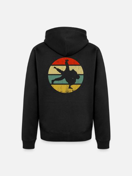 Judo - Unisex Premium Bio Zip Hoodie - Schwarz
