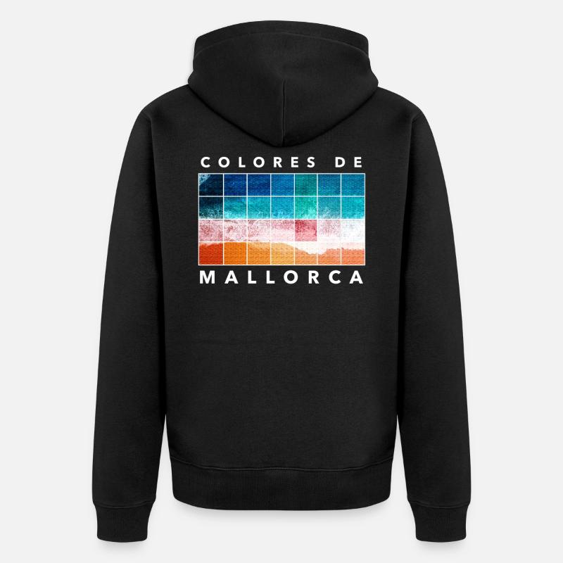 Majorque - Veste à capuche bio Premium Unisexe - noir