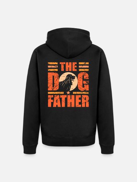 Cocker Spaniel - Veste à capuche bio Premium Unisexe - noir