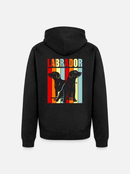 Labrador - Veste à capuche bio Premium Unisexe - noir