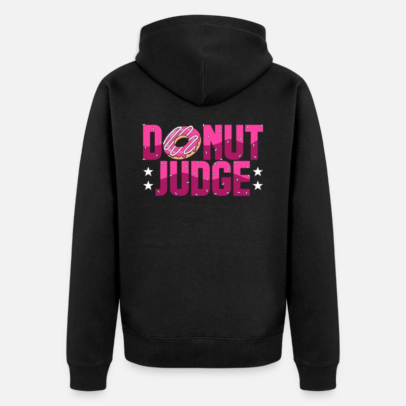 beignet - Veste à capuche bio Premium Unisexe - noir