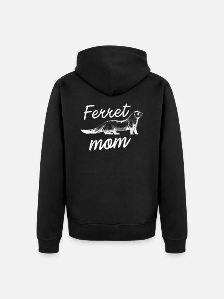 Furet - Veste à capuche bio Premium Unisexe - noir