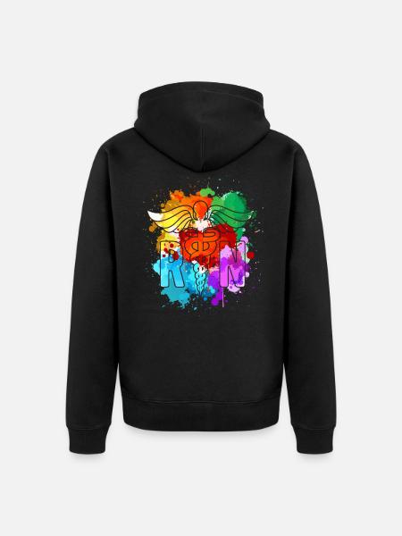 Infirmière infirmière - Veste à capuche bio Premium Unisexe - noir
