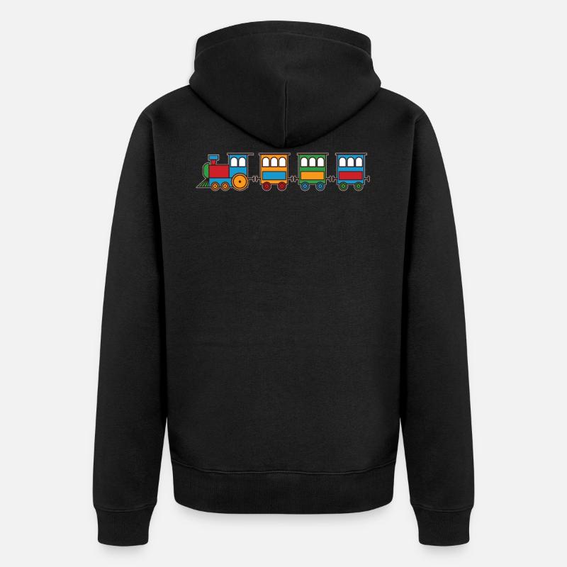 Train - Veste à capuche bio Premium Unisexe - noir