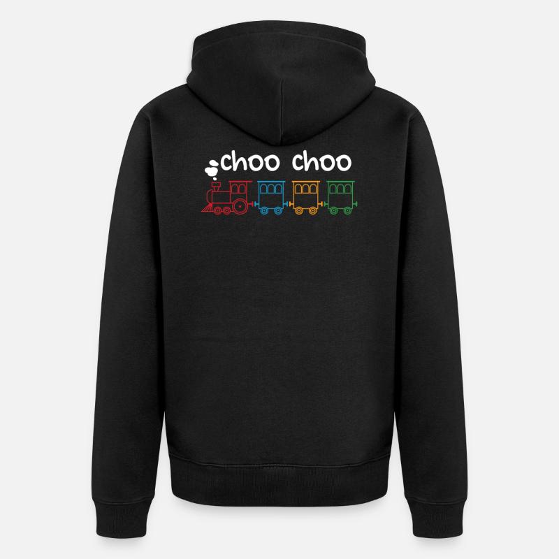 Train - Veste à capuche bio Premium Unisexe - noir