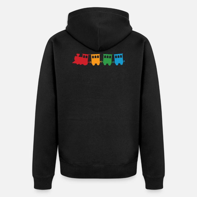 Train - Veste à capuche bio Premium Unisexe - noir