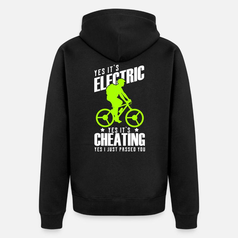 Vélo - Veste à capuche bio Premium Unisexe - noir