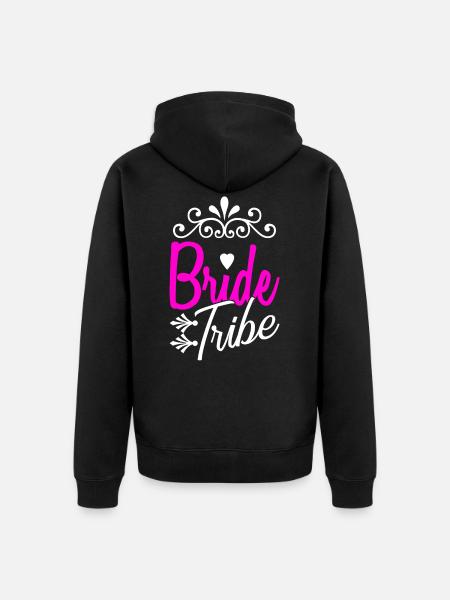 Hen party - Unisex Premium Organic Zip Hoodie - black
