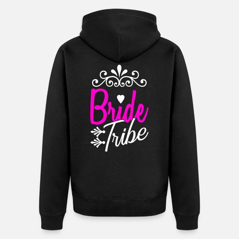 Fête de poule - Veste à capuche bio Premium Unisexe - noir