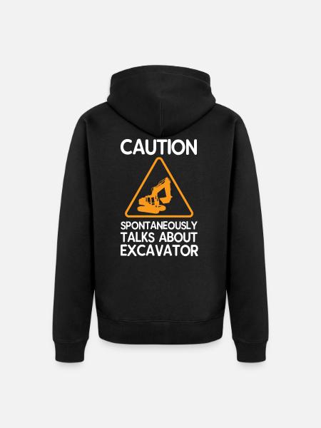 Bagger - Unisex Premium Bio Zip Hoodie - Schwarz