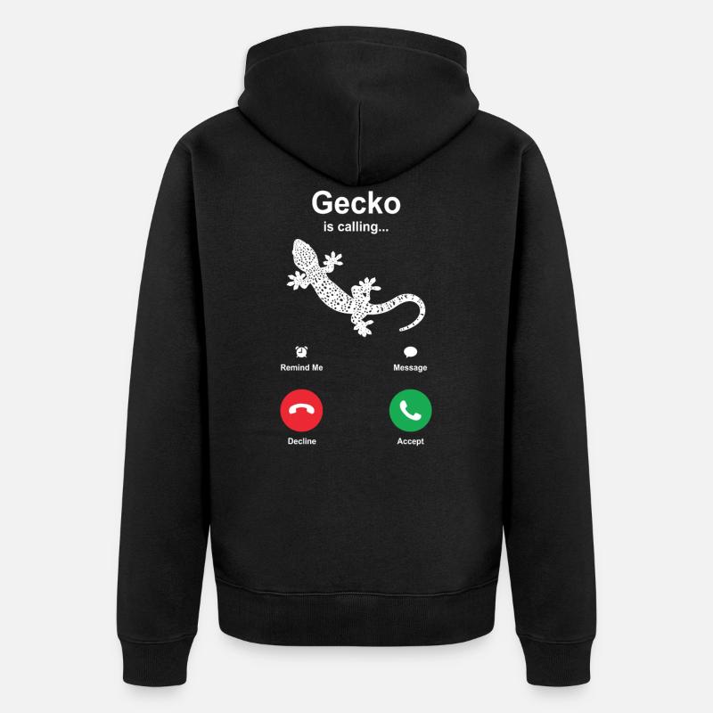 Gecko - Veste à capuche bio Premium Unisexe - noir