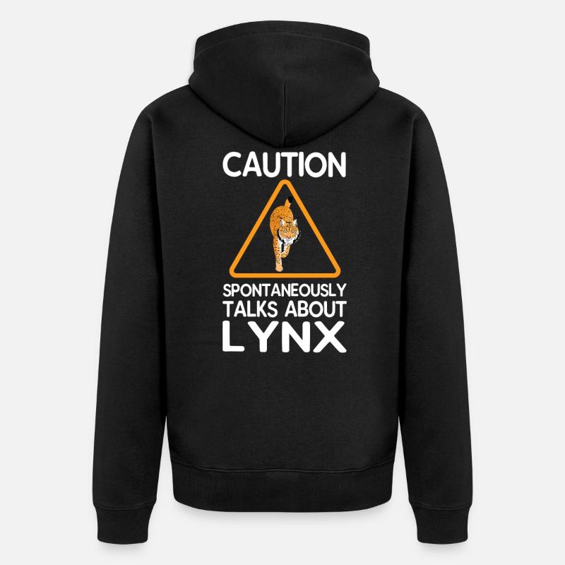 Lynx - Veste à capuche bio Premium Unisexe - noir