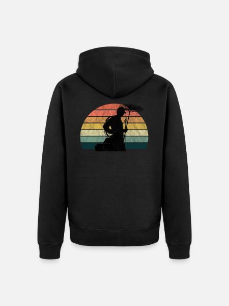Chimney sweep house cleaner - Unisex Premium Organic Zip Hoodie - black