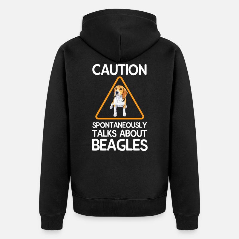 beagle - Veste à capuche bio Premium Unisexe - noir