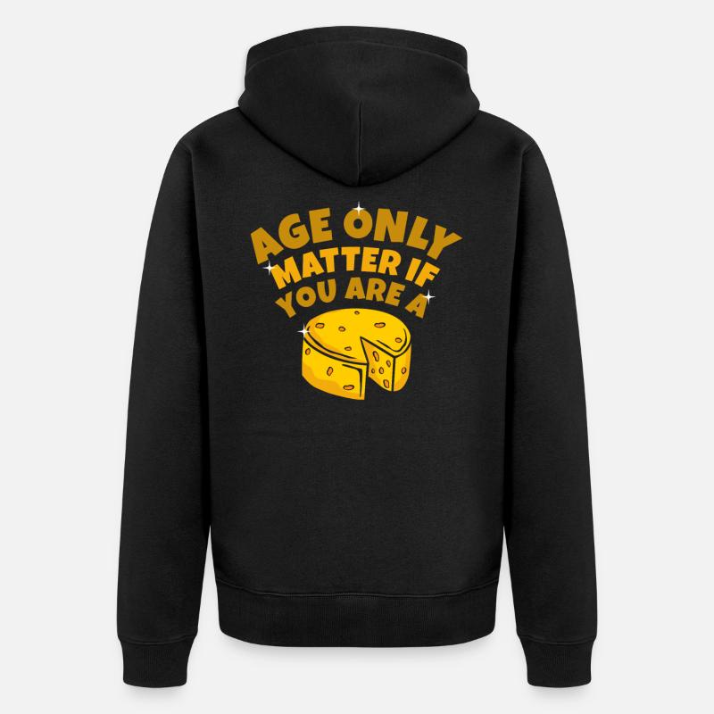 fromage - Veste à capuche bio Premium Unisexe - noir