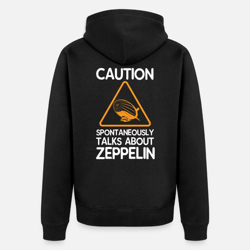 Zeppelin - Veste à capuche bio Premium Unisexe - noir