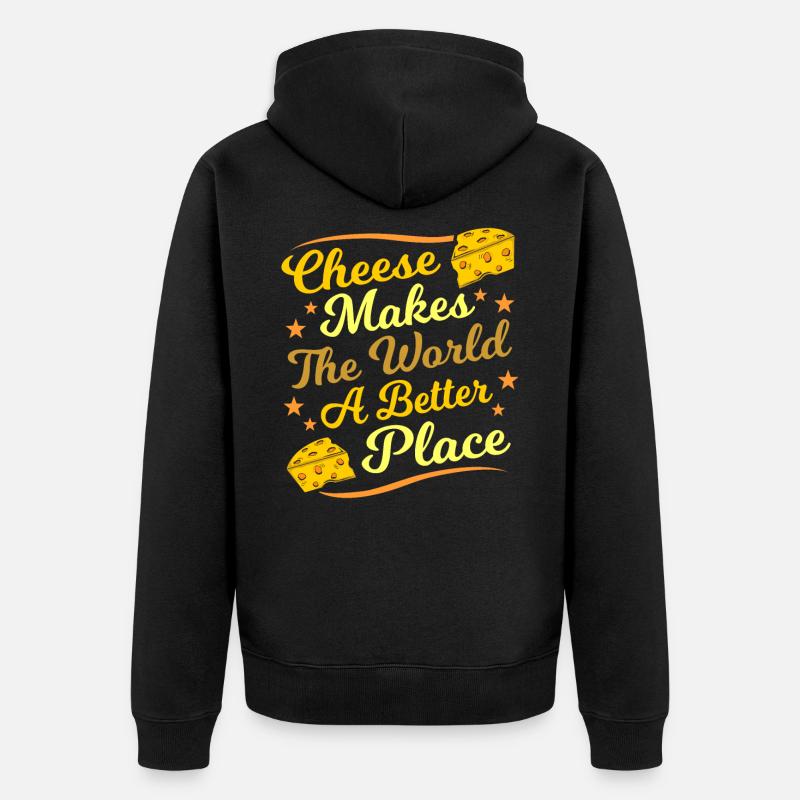 fromage - Veste à capuche bio Premium Unisexe - noir