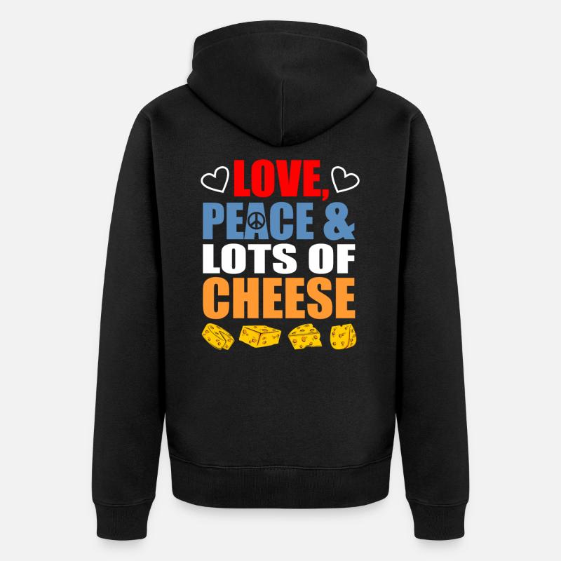 fromage - Veste à capuche bio Premium Unisexe - noir