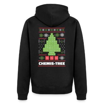 Oh Chemistree - Veste à capuche bio Premium Unisexe - noir - Dos - Nico (187cm)