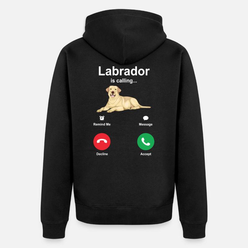 Labrador - Veste à capuche bio Premium Unisexe - noir