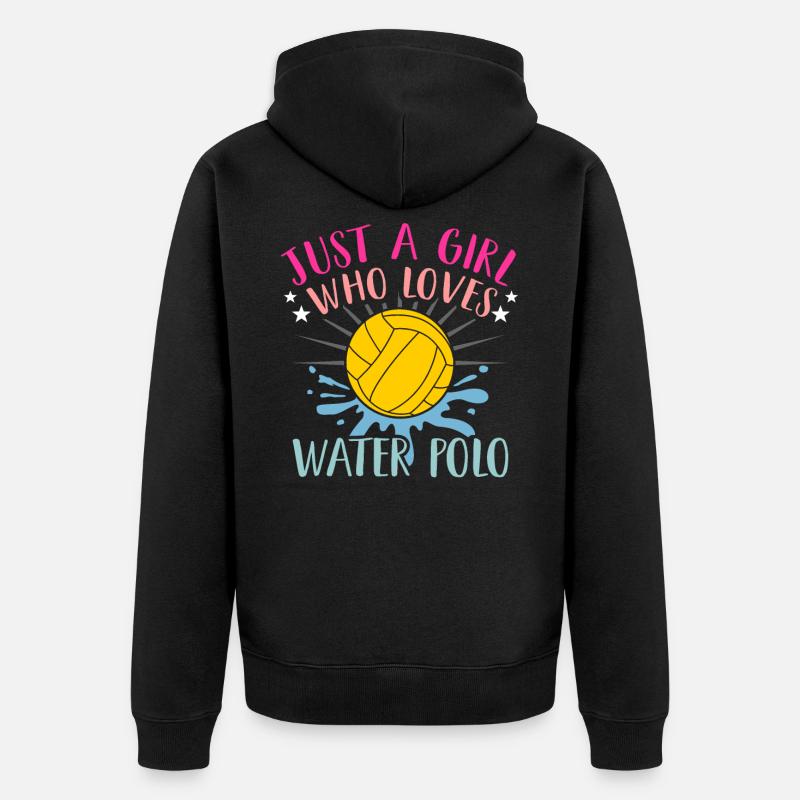 Water-polo - Veste à capuche bio Premium Unisexe - noir