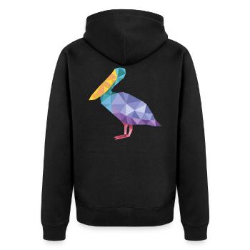 Canard - Veste à capuche bio Premium Unisexe - noir - Dos - Nico (187cm)