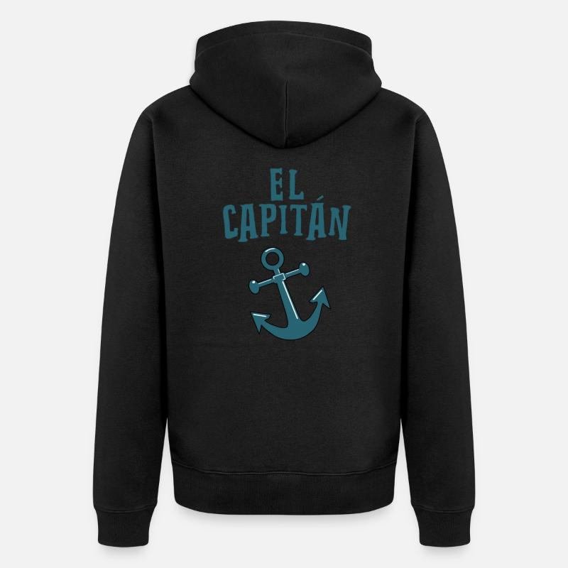 El Capitán - Veste à capuche bio Premium Unisexe - noir