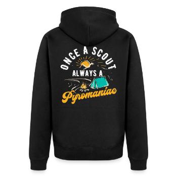 Scouting Cadeau - Veste à capuche bio Premium Unisexe - noir - Dos - Nico (187cm)
