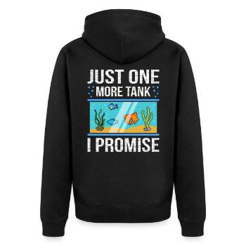 Aquarium - Veste à capuche bio Premium Unisexe - noir - Dos - Nico (187cm)