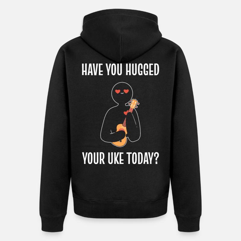 Ukulele - Veste à capuche bio Premium Unisexe - noir