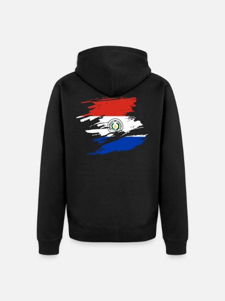 Paraguay - Unisex Premium Organic Zip Hoodie - black