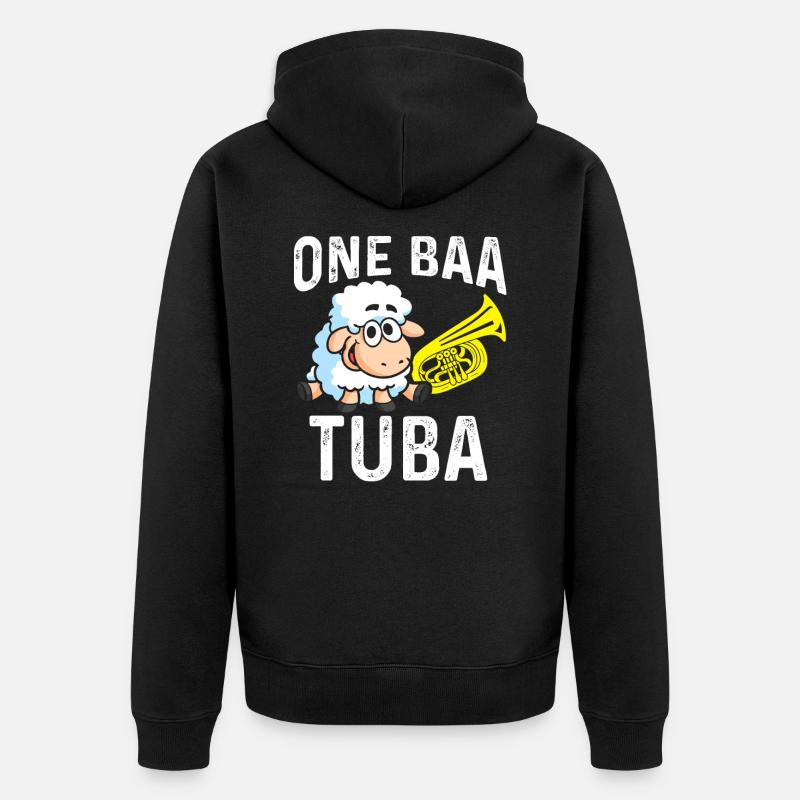 Tuba - Veste à capuche bio Premium Unisexe - noir
