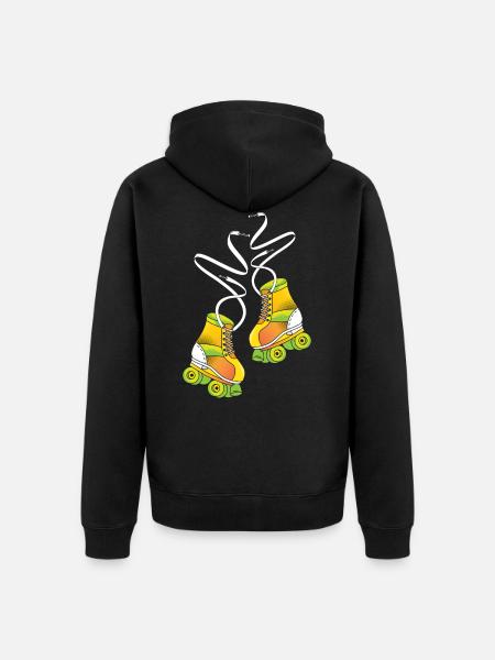 Roller - Veste à capuche bio Premium Unisexe - noir