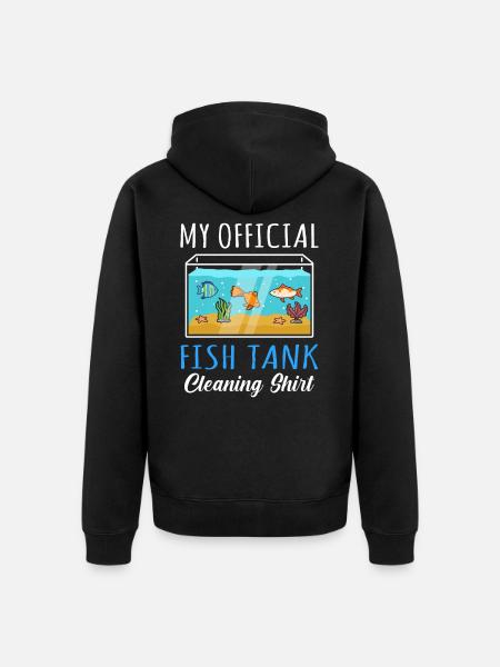 aquarium - Unisex Premium Organic Zip Hoodie - black