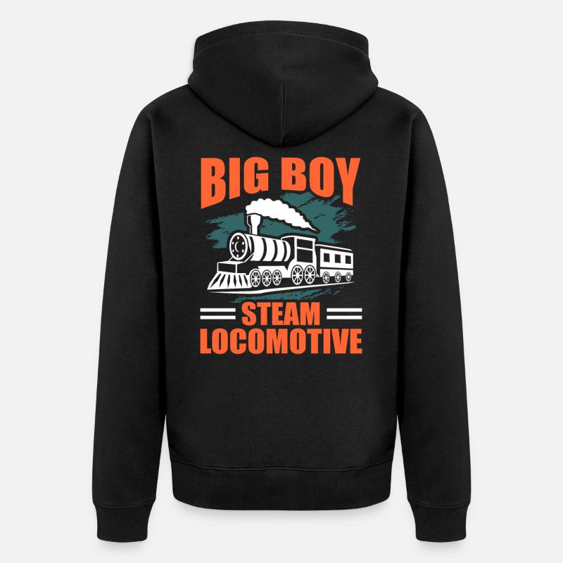 Train - Veste à capuche bio Premium Unisexe - noir