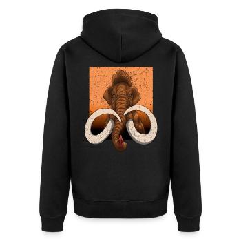Mammut - Unisex Premium Bio Zip Hoodie - Schwarz - Hinten - Nico (187cm)