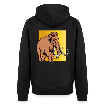 Mammut - Unisex Premium Bio Zip Hoodie - Schwarz - Hinten - Nico (187cm)