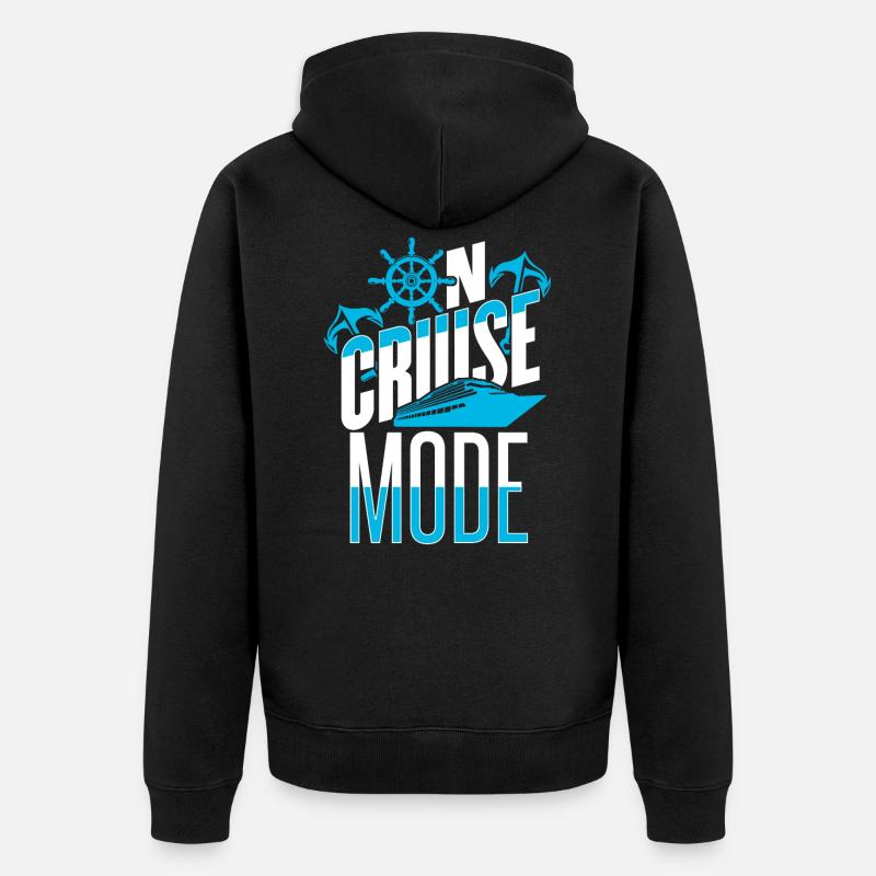 Bateau de croisière - Veste à capuche bio Premium Unisexe - noir