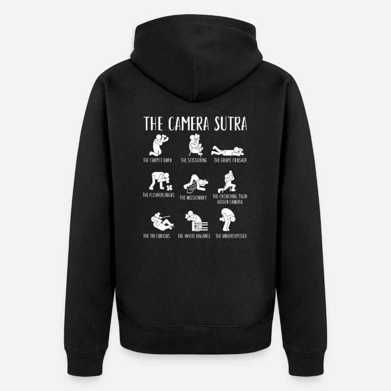 The Camera Sutra - Veste à capuche bio Premium Unisexe - noir
