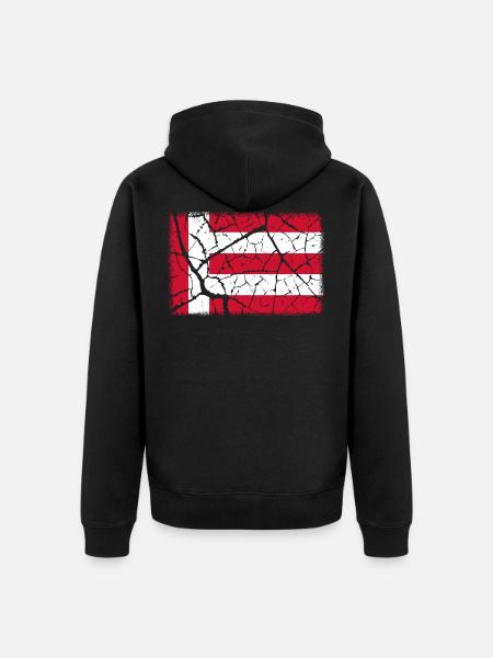 Eindhoven - Unisex Premium Organic Zip Hoodie - black