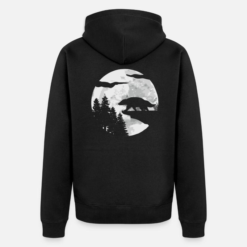 Ratel - Veste à capuche bio Premium Unisexe - noir