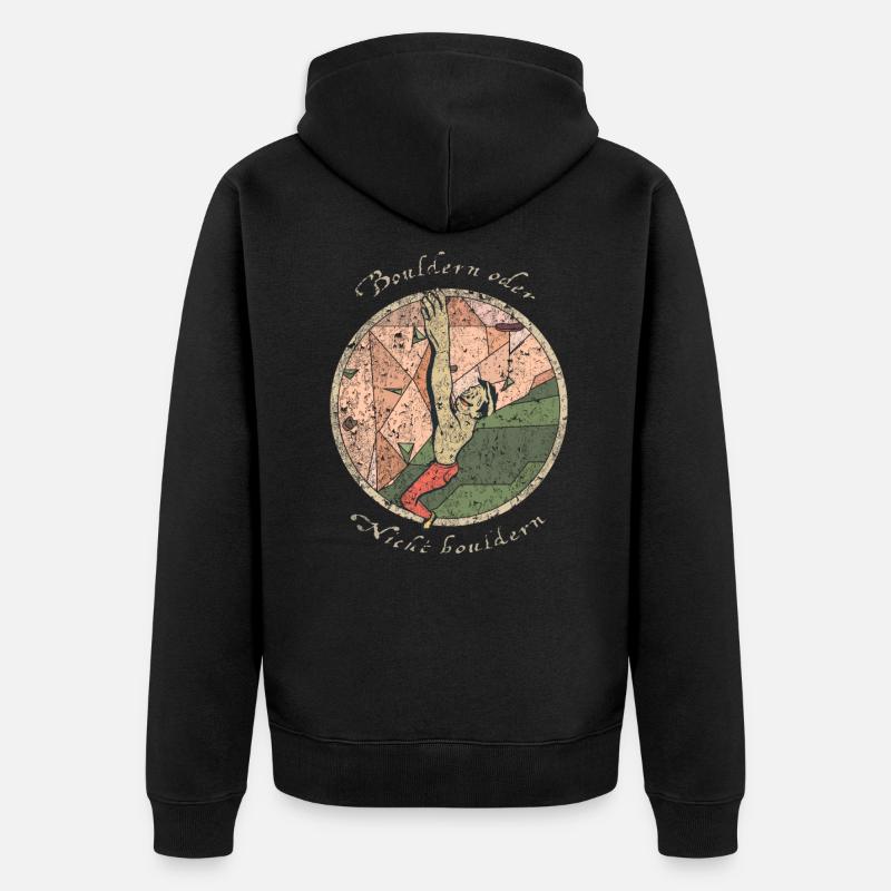 Bloc - Veste à capuche bio Premium Unisexe - noir