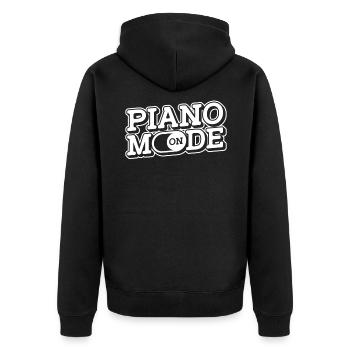 Klavier Pianiste piano - Veste à capuche bio Premium Unisexe - noir - Dos - Nico (187cm)