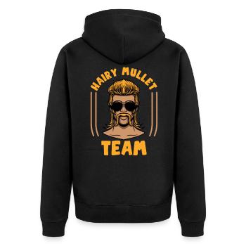 Mulet - Veste à capuche bio Premium Unisexe - noir - Dos - Nico (187cm)